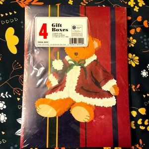 Vintage Christmas Gift Boxes. Sealed Package. Cleo Traditions